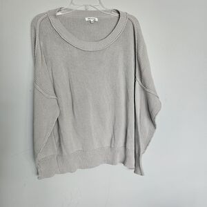 Miracle Soft Gray Women's Oversized Sweater One Size Small/medium